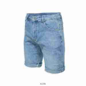 <b>Slim Fit Cuffed Jeans Short</b> <br>LZ335 | Blue