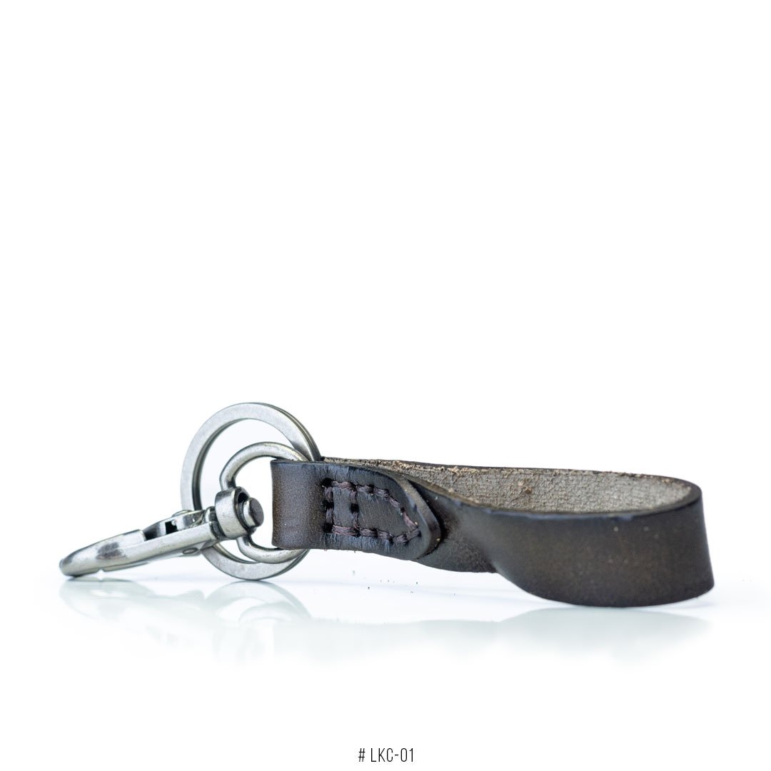 Rich i LEATHER KEYCHAIN ブラウン Leather keychain RIVET buy
