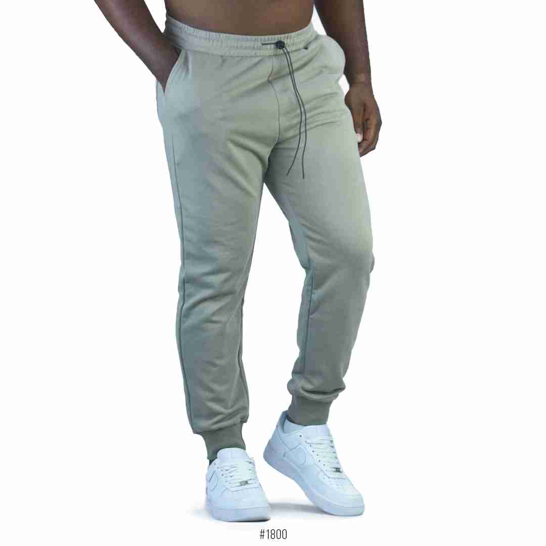 Soft Premium Cotton Drawstring Sweatpant <br>1800 | Green